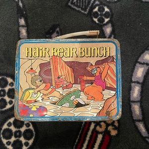 Vintage hair bear lunch box